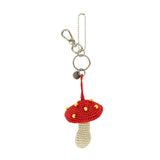 The Sak Yarnicharmz Dangle - Hand Crochet - Mushroom