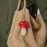 The Sak Yarnicharmz Dangle - Hand Crochet - Mushroom
