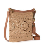 The Sak Lucia Crossbody - Hand Crochet - Bamboo Medallion
