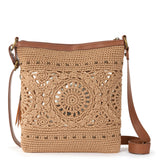 The Sak Lucia Crossbody - Hand Crochet - Bamboo Medallion