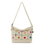 The Sak Lumi Crossbody - Hand Crochet - Natural Multi Flowers
