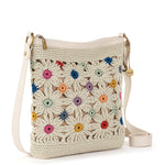 The Sak Lucia Crossbody - Hand Crochet - Natural Multi Flowers