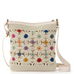 The Sak Lucia Crossbody - Hand Crochet - Natural Multi Flowers
