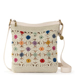 The Sak Lucia Crossbody - Hand Crochet - Natural Multi Flowers