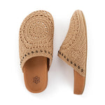 The Sak Bolinas Clog - Hand Crochet - Bamboo Medallion
