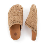 The Sak Bolinas Clog - Hand Crochet - Bamboo Medallion