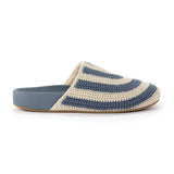 The Sak Bolinas Clog - Hand Crochet - Maritime Stripe
