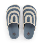 The Sak Bolinas Clog - Hand Crochet - Maritime Stripe