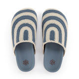 The Sak Bolinas Clog - Hand Crochet - Maritime Stripe