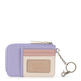 The Sak Iris Card Wallet - Leather - Orchid Block