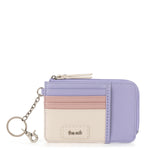 The Sak Iris Card Wallet - Leather - Orchid Block