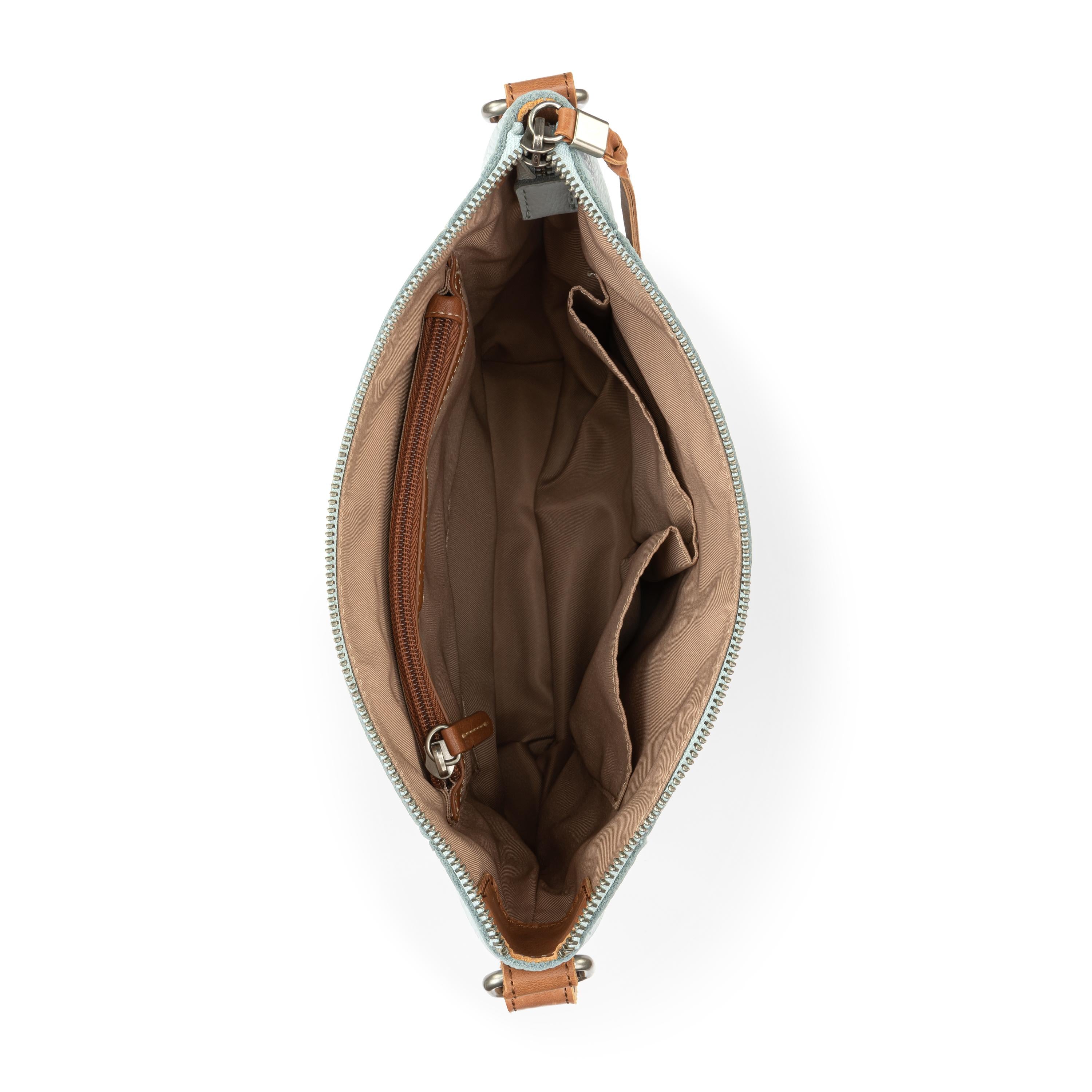 The Sak Ashland Crossbody - Leather - Ice Blue