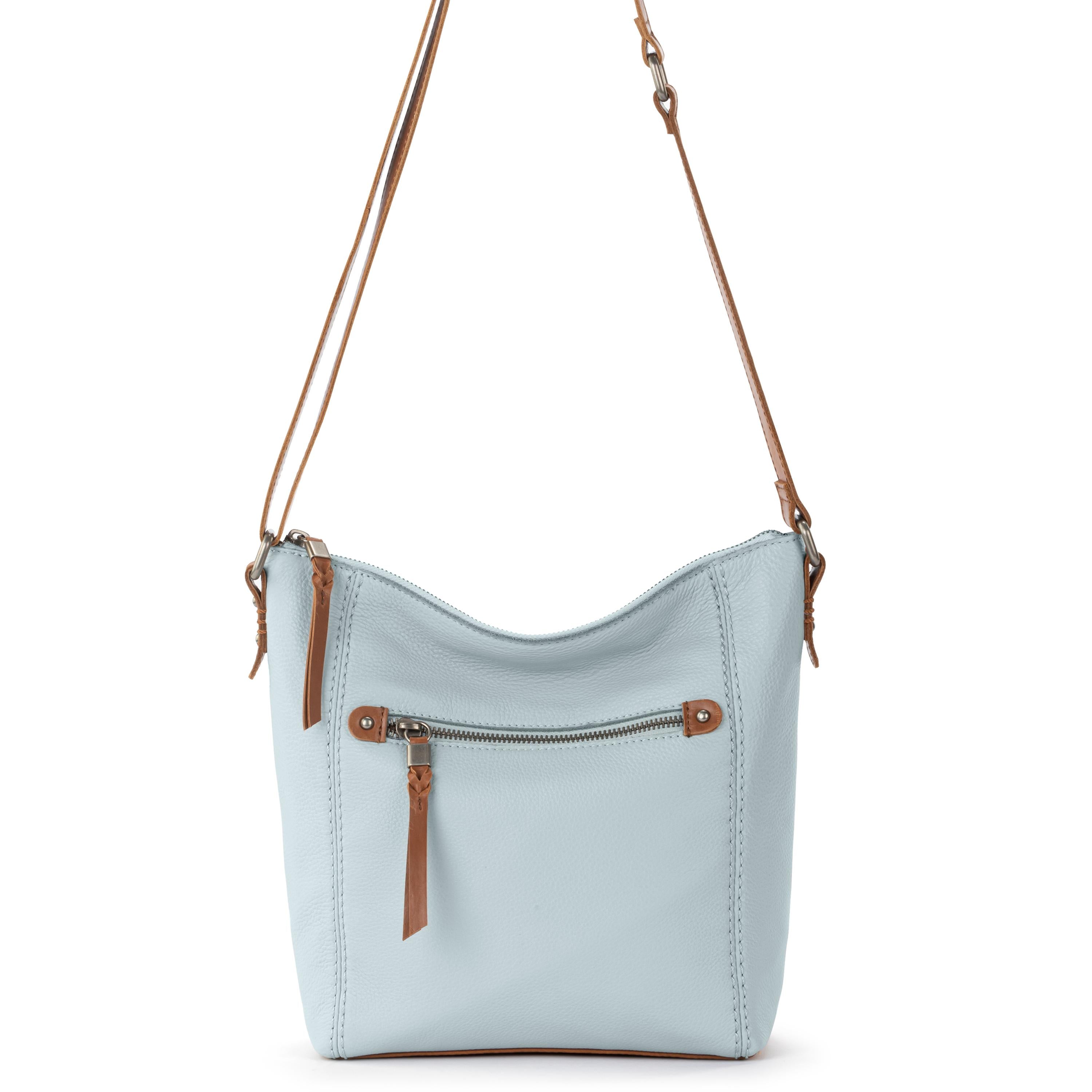 The Sak Ashland Crossbody - Leather - Ice Blue