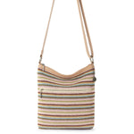 The Sak Lucia Crossbody - Hand Crochet - Pink Multi Stripe