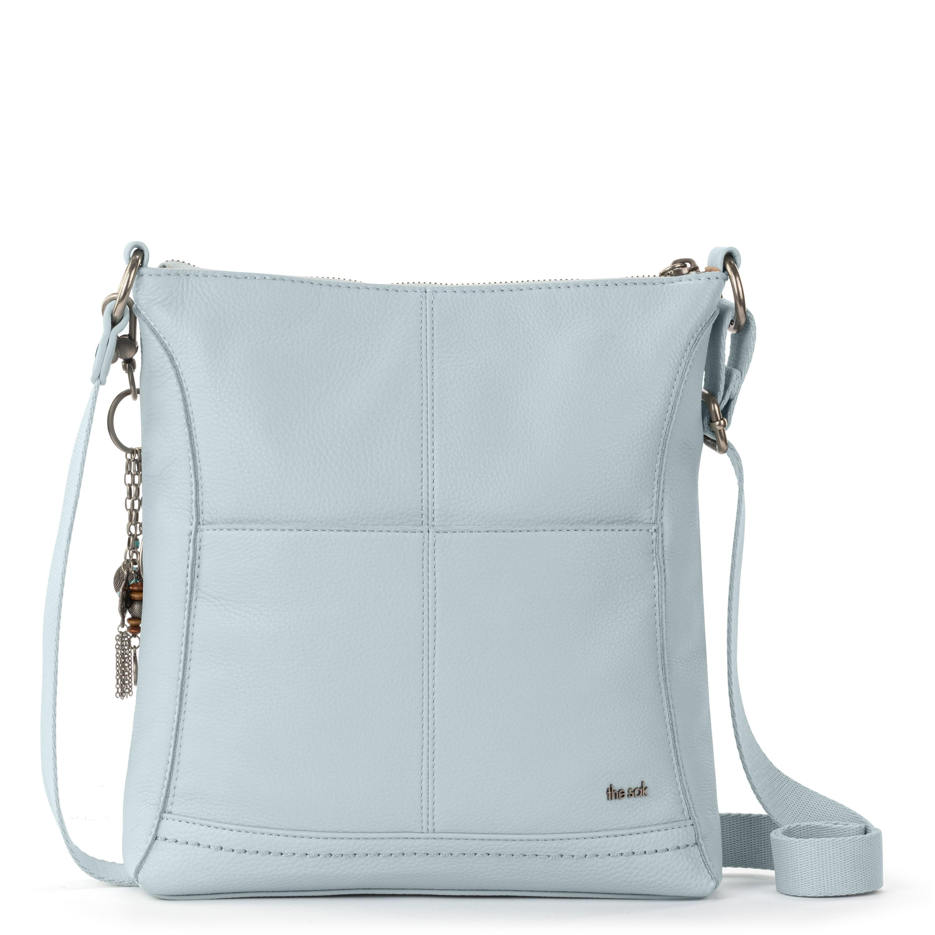 The Sak Lucia Crossbody - Leather - Ice Blue Stitch