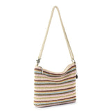 The Sak Lumi Crossbody - Hand Crochet - Pink Multi Stripe