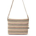 The Sak Melrose Crossbody - Hand Crochet - Pink Multi Stripe