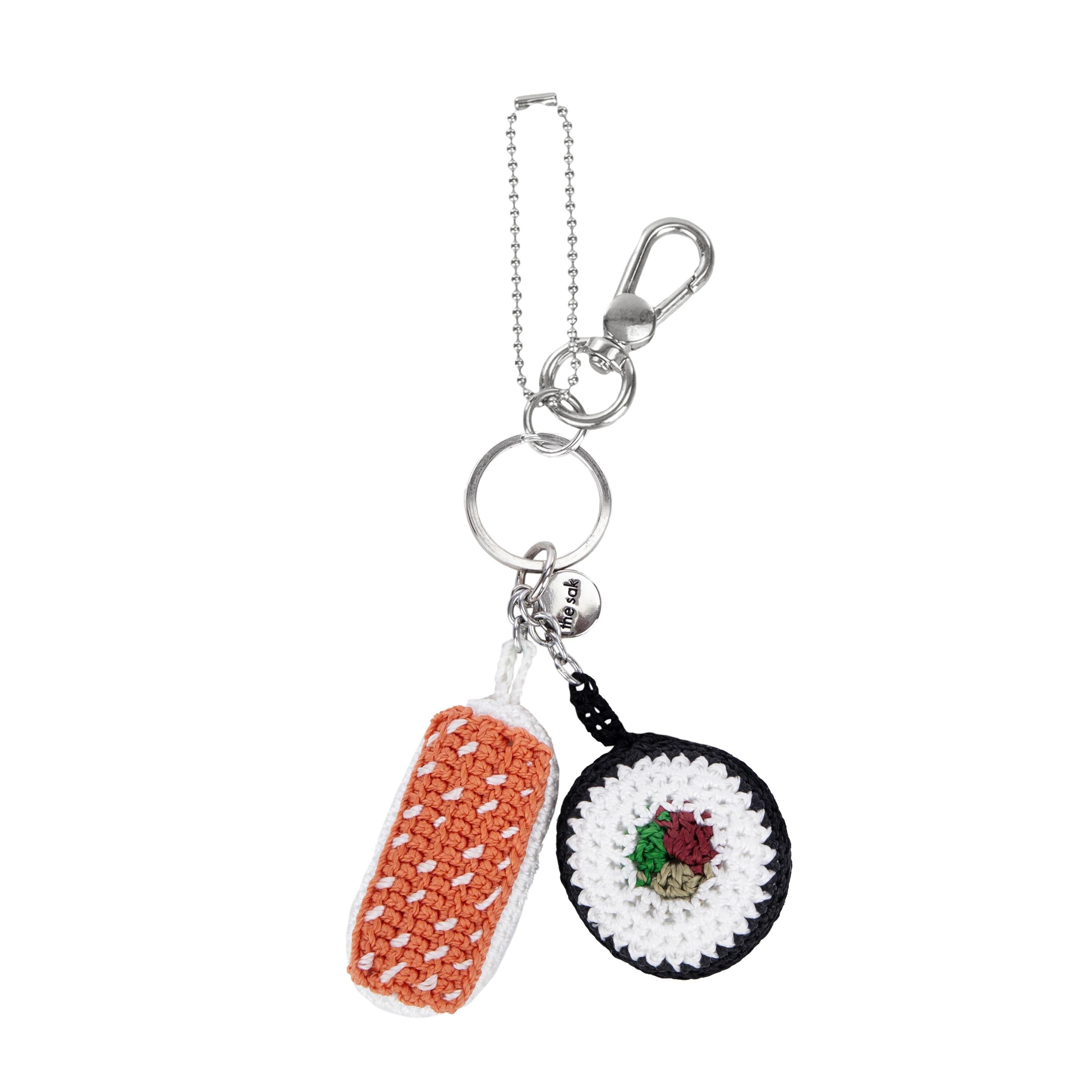 The Sak Yarnicharmz Dangle - Hand Crochet - Sushi