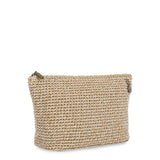 The Sak Essential Pouch - Hand Crochet - Bamboo Static