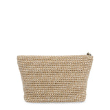 The Sak Essential Pouch - Hand Crochet - Bamboo Static