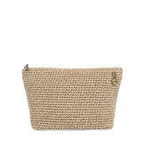 The Sak Essential Pouch - Hand Crochet - Bamboo Static