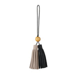 The Sak Dangles - Leather - Black and Sand