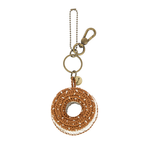 The Sak Yarnicharmz Dangle - Hand Crochet - Bagel