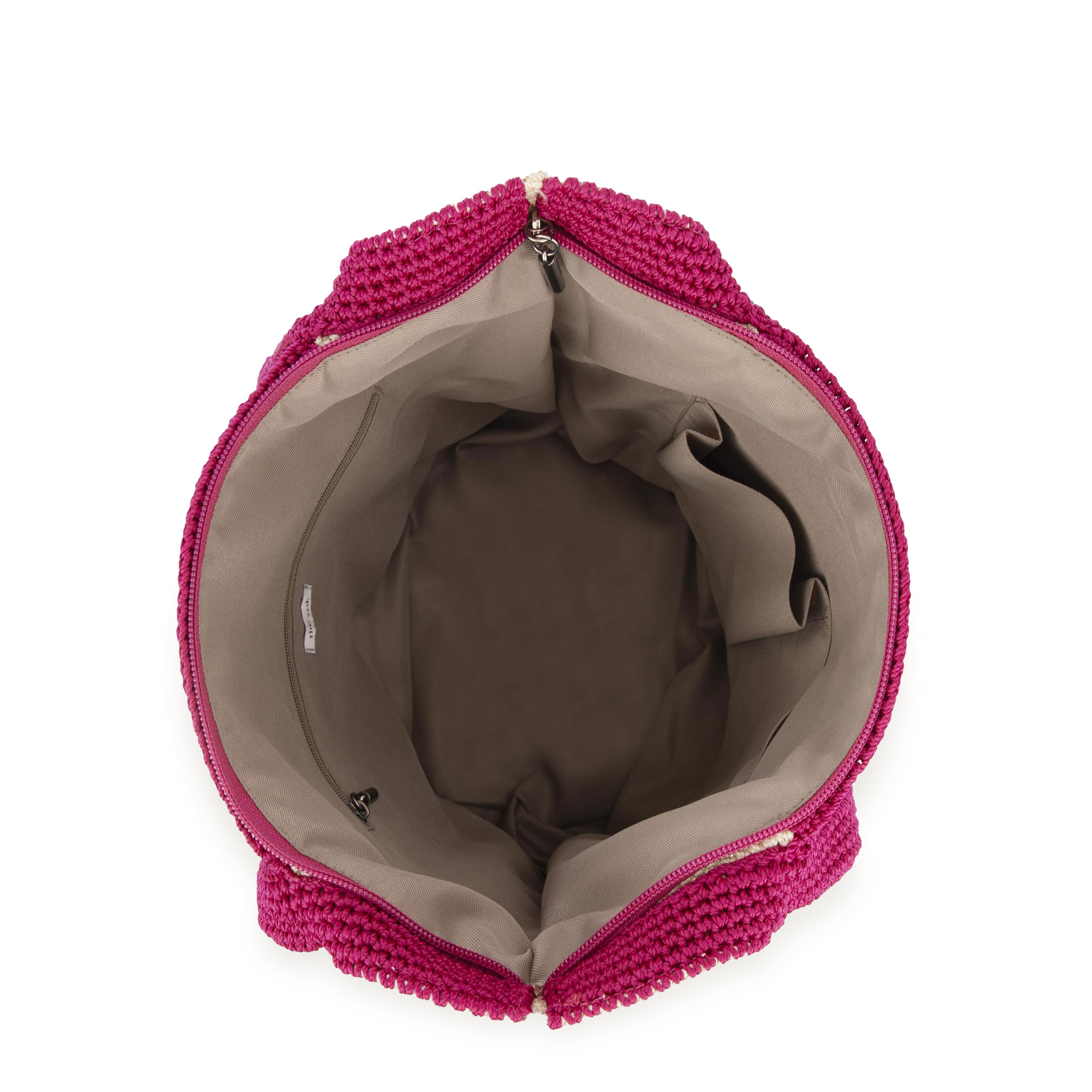 The Sak 120 Hobo - Hand Crochet - Ecru Multi Beads