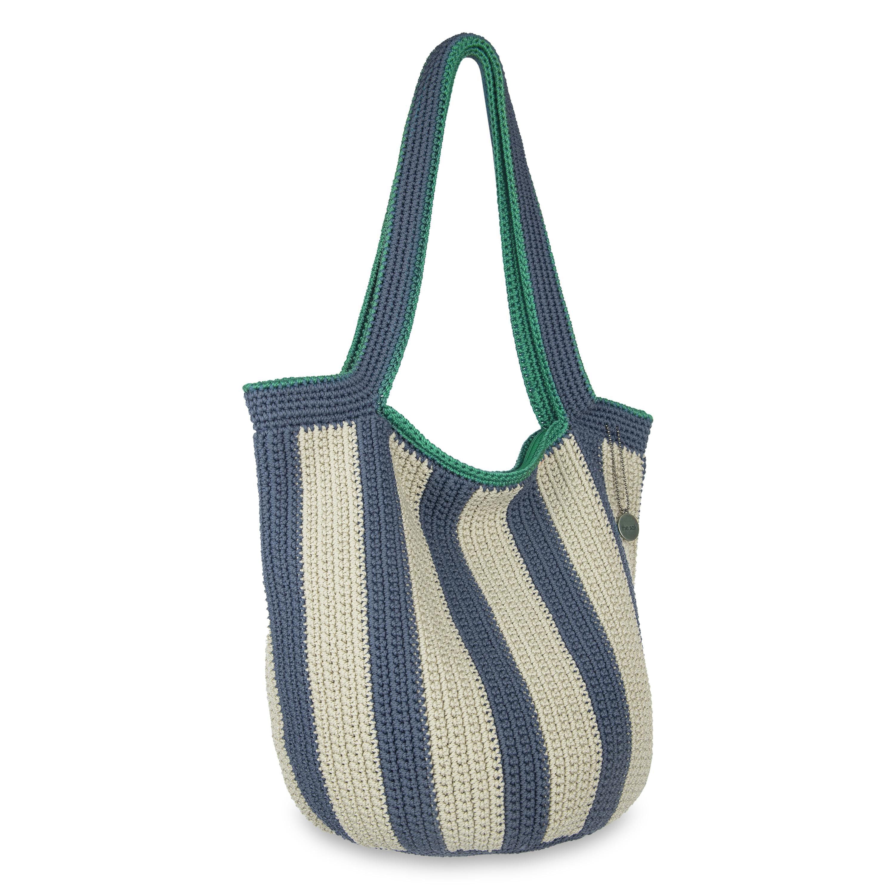 The Sak 120 Hobo - Hand Crochet - Maritime Stripe