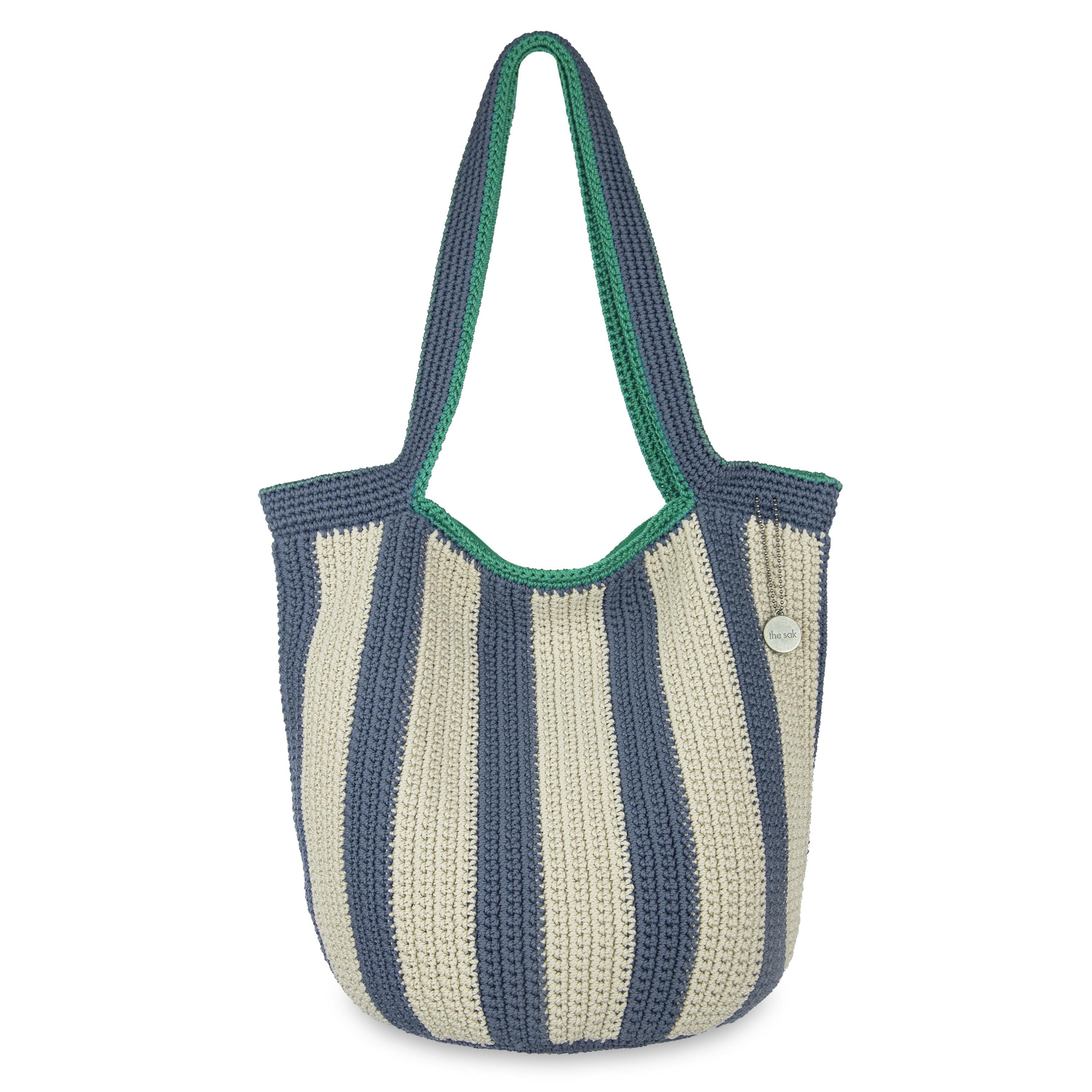The Sak 120 Hobo - Hand Crochet - Maritime Stripe