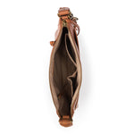 The Sak Alameda Crossbody - Leather - Tobacco Floral Embossed