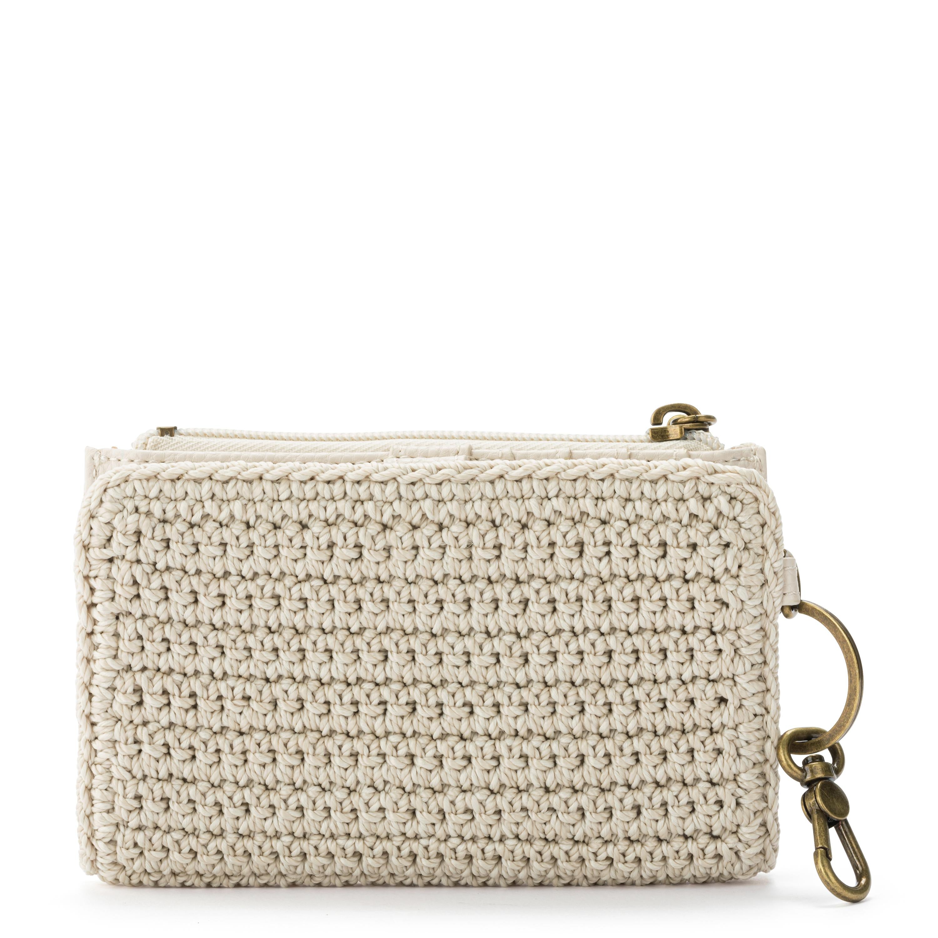 The Sak Encino Essential Wallet - Hand Crochet - Ecru