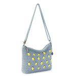 The Sak Lumi Crossbody - Hand Crochet - Blue Lemons