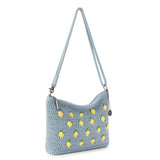 The Sak Lumi Crossbody - Hand Crochet - Blue Lemons