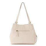 The Sak Melrose Satchel - Leather - Stone Neutral Seminyak