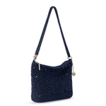The Sak Lumi Crossbody - Hand Crochet - Denim Medallion
