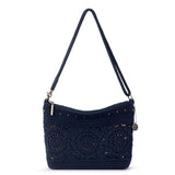 The Sak Lumi Crossbody - Hand Crochet - Denim Medallion