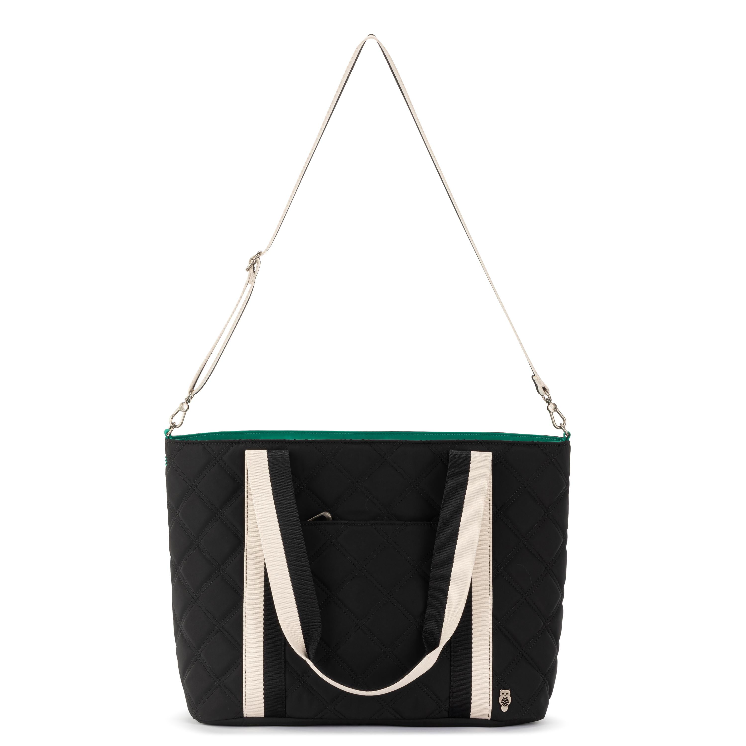 Sakroots Arlo Large Tote - EcoTwill - Black Diamond Quilted