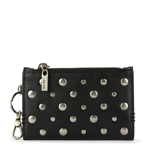 The Sak Encino Essential Wallet - Leather - Black Silver Stud