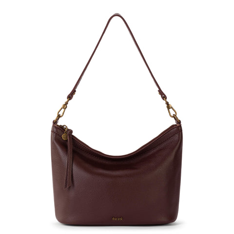 The Sak Jasmine Small Hobo - Leather - Mahogany