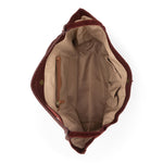 The Sak Los Feliz Large Tote - Leather - Black Cherry Suede