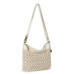 The Sak Lumi Crossbody - Hand Crochet - Ecru Cozy Weave