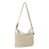 The Sak Lumi Crossbody - Hand Crochet - Ecru Cozy Weave