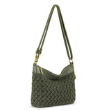 The Sak Lumi Crossbody - Hand Crochet - Moss Cozy Weave