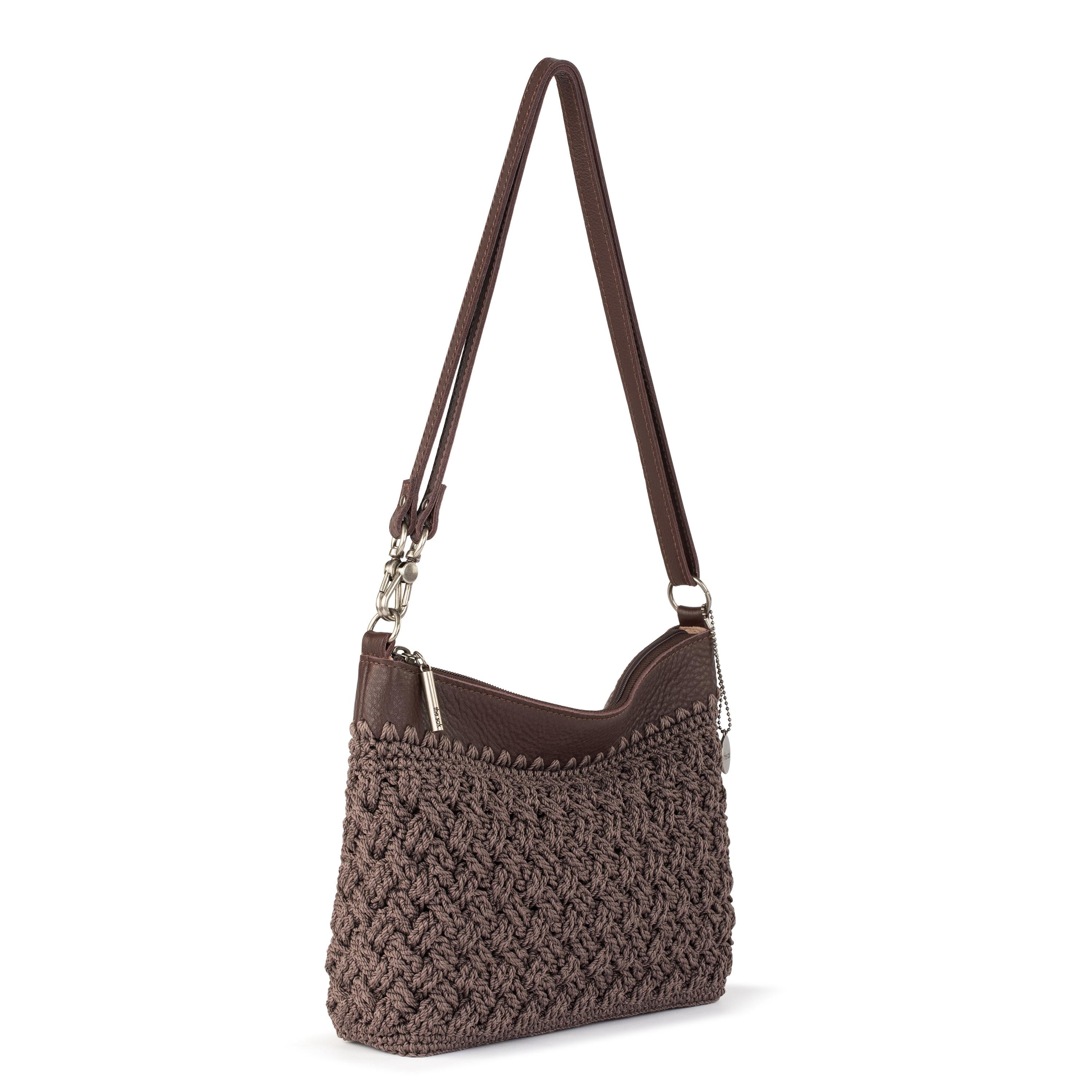 The Sak Lumi Crossbody - Hand Crochet - Mushroom Cozy Weave