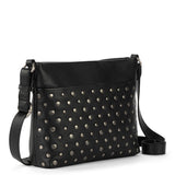 The Sak Melrose Crossbody - Leather - Black Silver Stud
