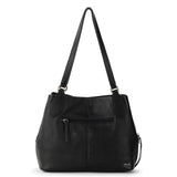 The Sak Melrose Satchel - Leather - Black Silver Stud