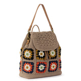 The Sak Sayulita Backpack - Hand Crochet - Sand Neutral Patch