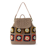 The Sak Sayulita Backpack - Hand Crochet - Sand Neutral Patch
