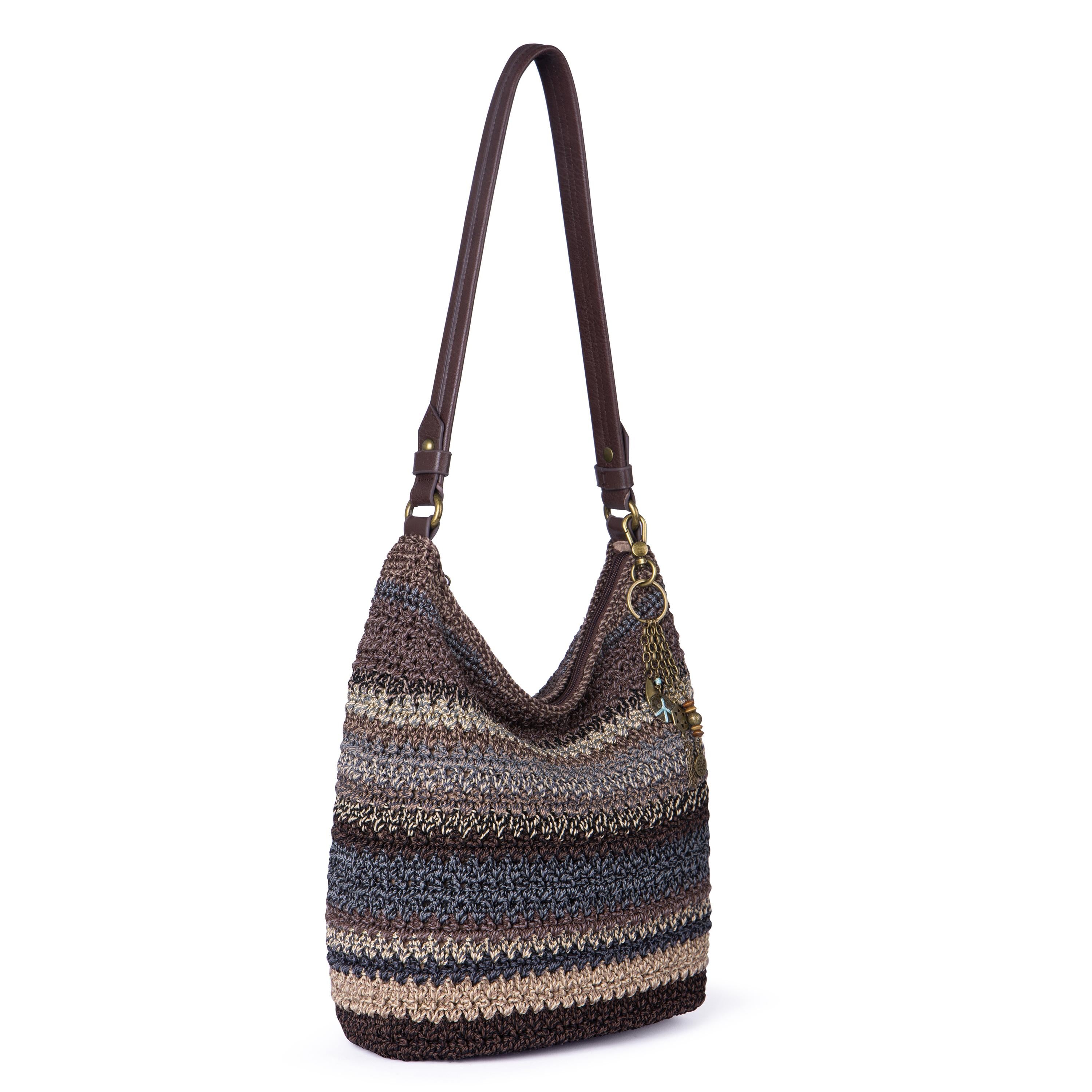 The Sak Sequoia Hobo - Hand Crochet - Aspen Stripe